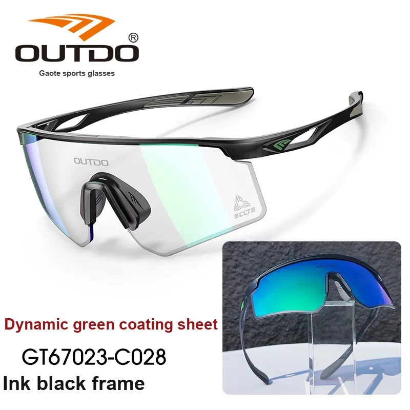 OUTDO Silicone TR90PPSU Irregular Shape Sunglasses Unisex Multicolor-5