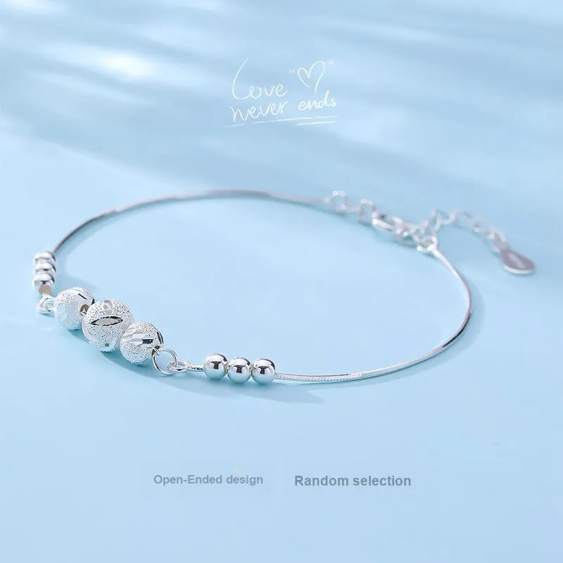 HAOYINFANG 990 Silver Bracelets Women's-3