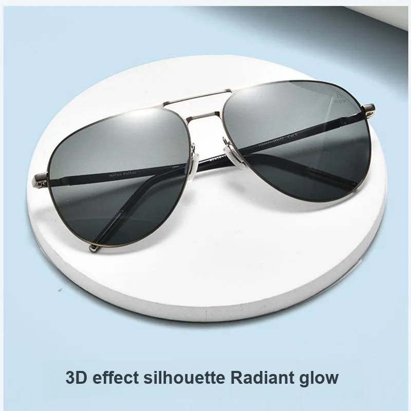 HELEN KELLER Stainless Steel Aviator Sunglasses Unisex-3