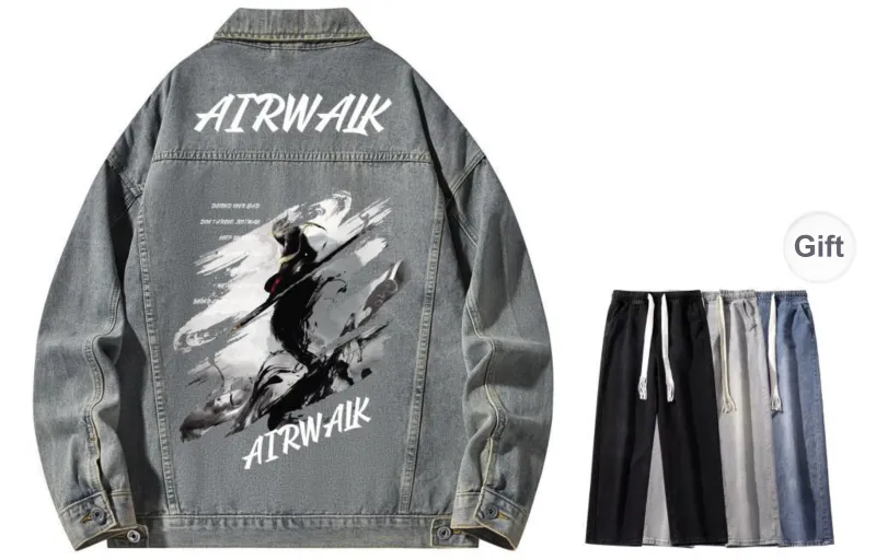 Airwalk Denim Jackets Unisex-24