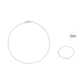 ANGEPERLE Freshwater Pearl Necklaces Women's