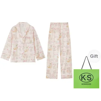 Kosrood Pajama Set Women's Cherry Blossom Pink