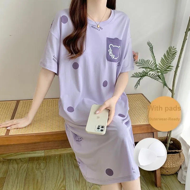 GOSO Nightgown Women's Light Lavender-3