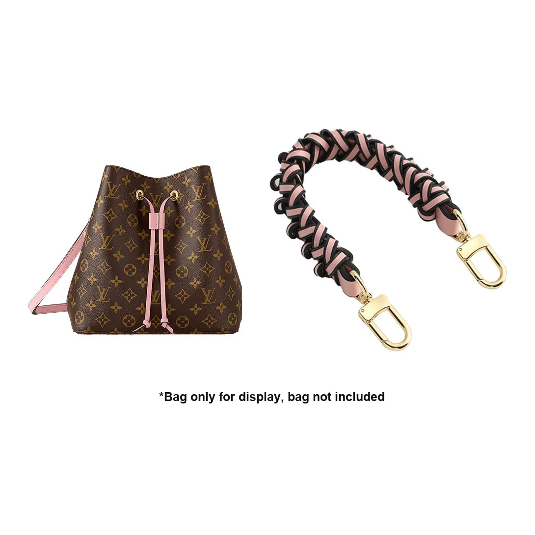 Luxury Care Artisan Workshop Cow Leather With Artificial Leather Bag Accessory Women's Brown/Red/Pink/Beige