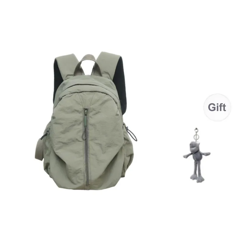 GOBLIN SHARKS 1759 Nylon Backpack Unisex Gray/Black/Khaki/Green-0