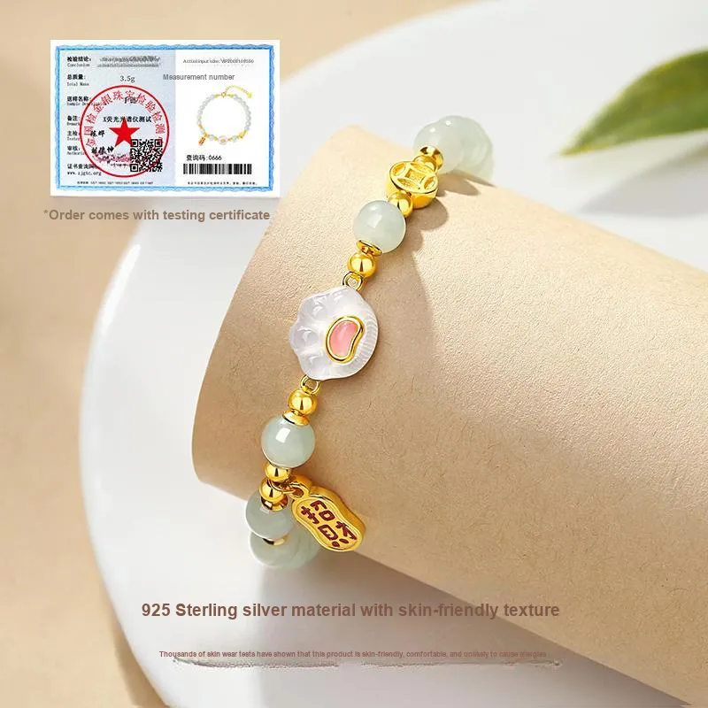 Hurry That Year Bracelets Green Jade Women's-3