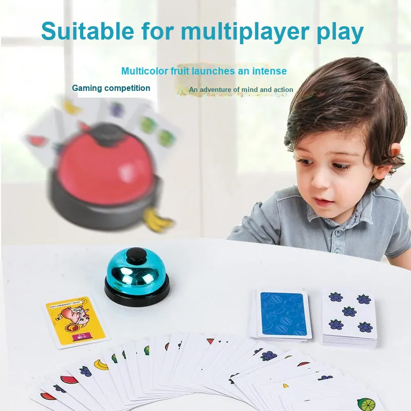 CANEXT Халли Галли Карта Игры с Колокольчиком Настольные Игры