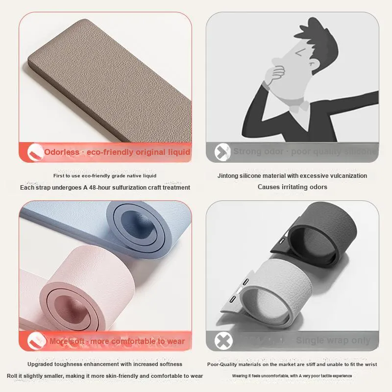 CHUANGYIDA Xiaomi Compatibility Watch Band 135mm Silicone Material-5