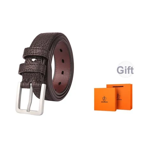 Jaylen Oos Титановый сплав булавка дикий коровья кожа текстурированная верхняя часть коровья кожа ремни мужской