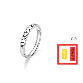 Chongqing Gold Store S999 Fine Silver Rings Unisex