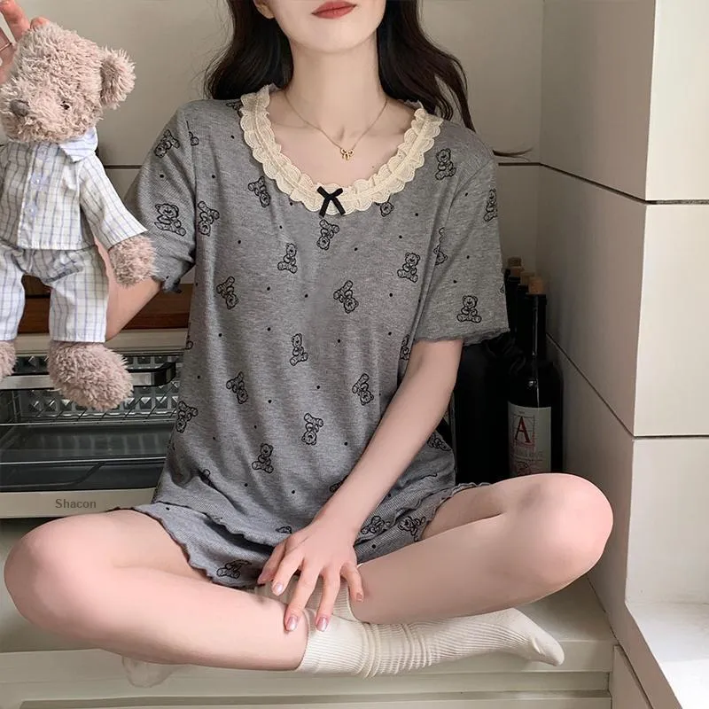 OUSHIBO Women's Pajama Sets-5