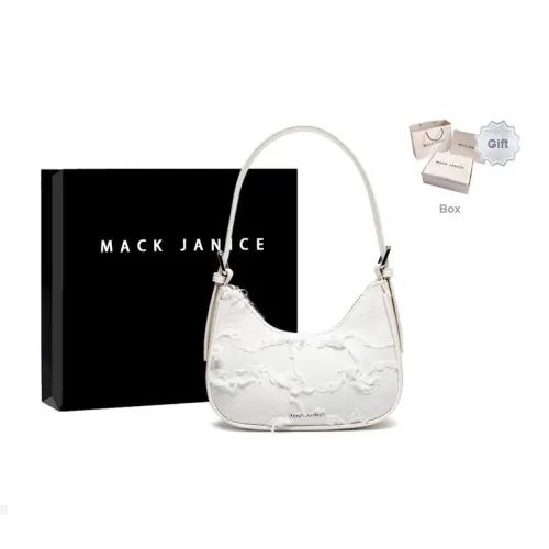 MACKJANICE Polyurethane Bonded Synthetic Leather Handbag Shoulder Bag Regular Women's Milk White