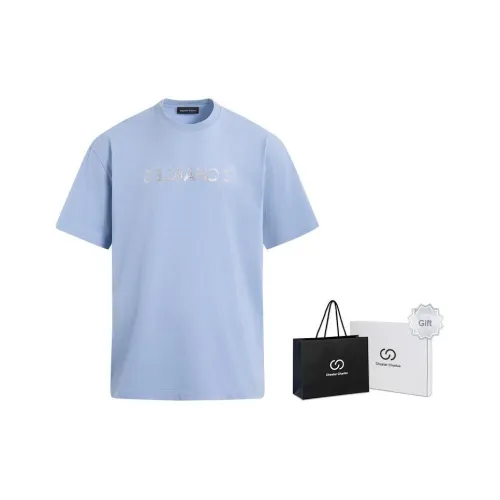 Chester Charles T Рубашка Мужская Синяя