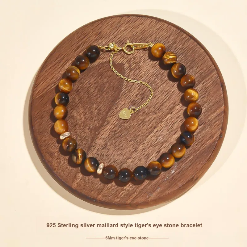 HELA DE HAI Tiger's Eye Stone Bracelets Women's-1