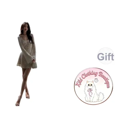 Kiki Clothing Boutique Длинное платье с длинными рукавами женское