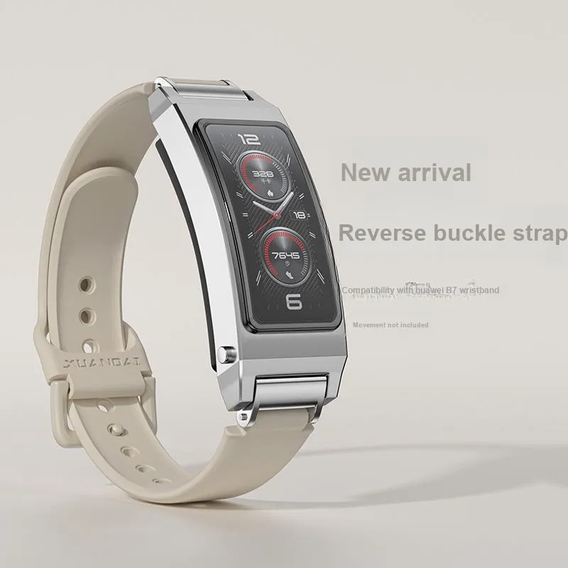 CHUANGYIDA Huawei Compatibility Watch Band 135~190mm Silicone Material-3