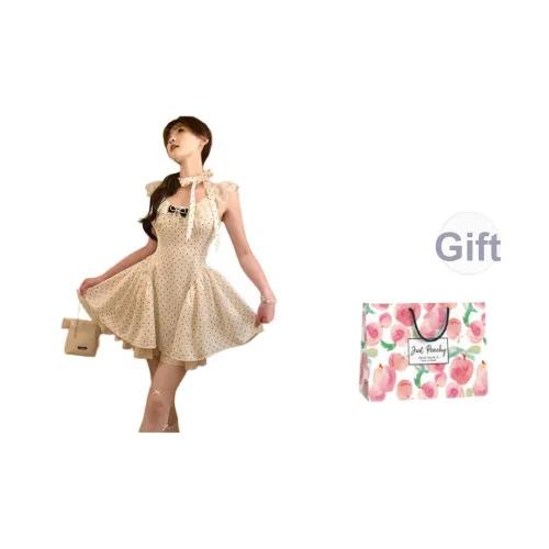 Qiuerle Короткий рукав Платье Женское