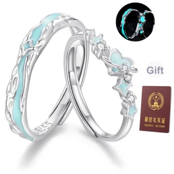 ZSY S925 Ring Couple Rings Unisex