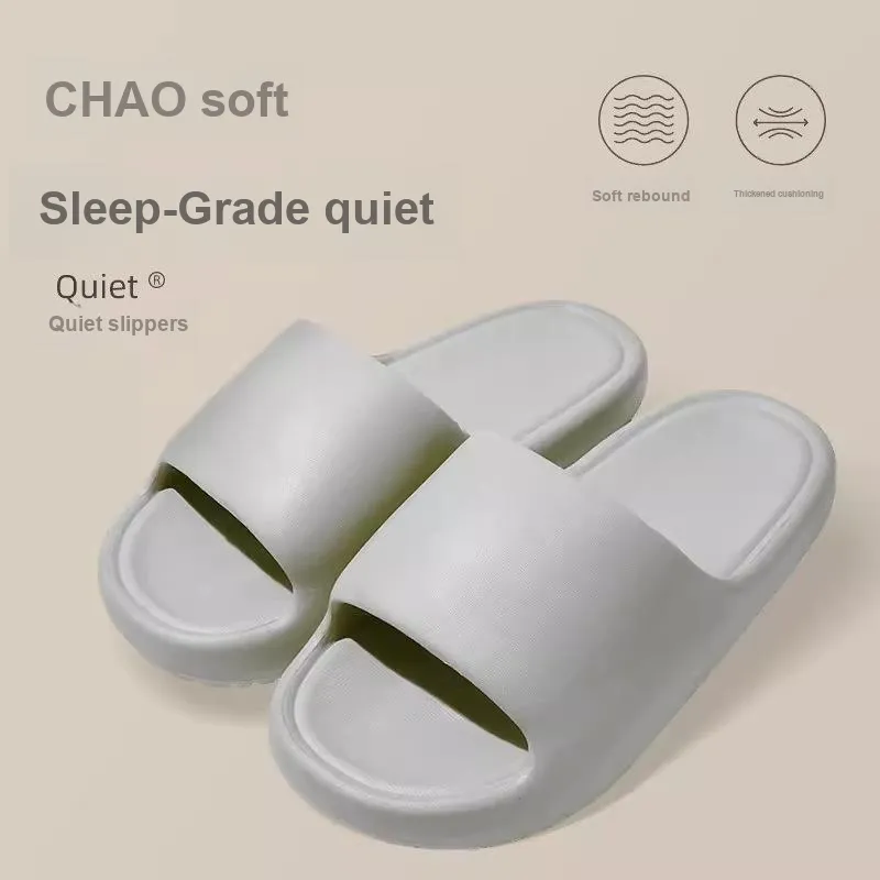 Ke Jiayi Squashy And Bouncy Feeling Platform Slippers Summer Bathroom Eva Home Bathing Plus Size, Slippers-15