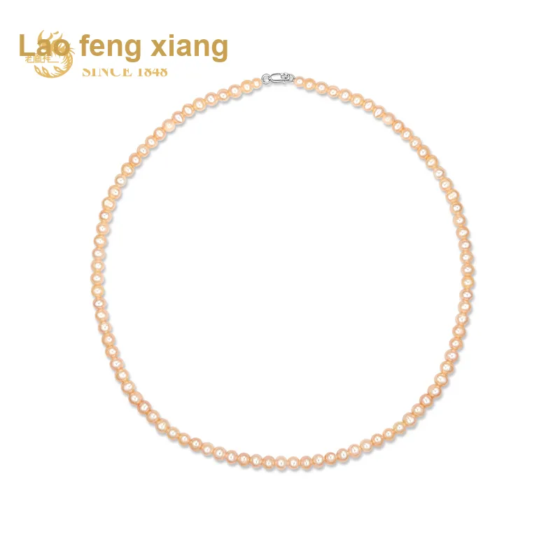 Lao Feng Xiang Pearl Necklaces Women's-1