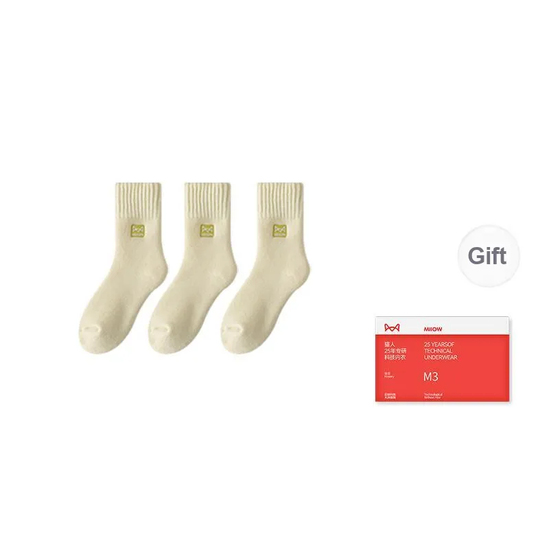 MIIOW Trend Party Series Mid Calf Socks Women's Shopping Bag Combo Set-16