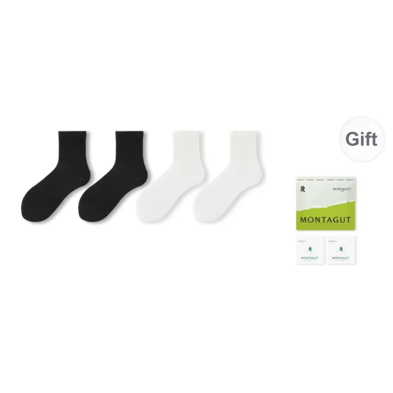 Montagut Mid Calf Socks Unisex 4 Pack-19