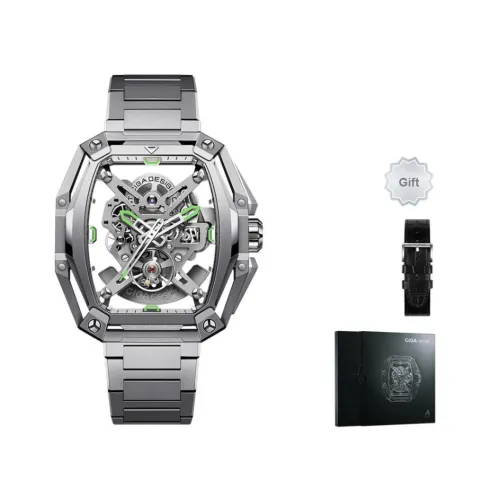 CIGA Design Автоматический Механический Movement Мужские Часы Z Series 48mm*43mm*12,1mm С Вырезом