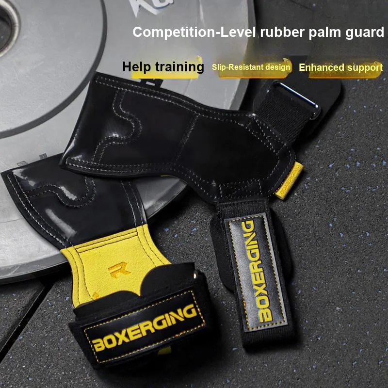 BOXERGING Weightlifting Belts / Gym Gloves Palm Protection-2