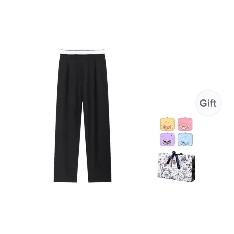 Garbege Casual Pants Women's Black-1