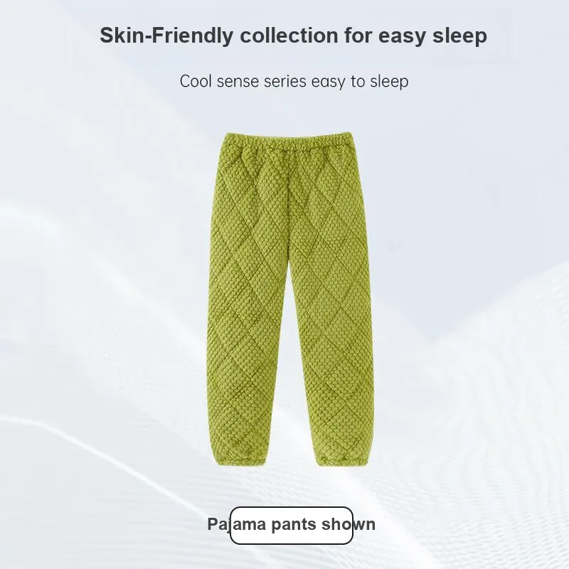 OUSHIBO Pajama Pants Women's Image Color-3