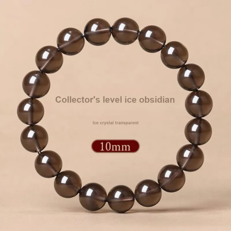 Stone On The Line Obsidian Jade Bracelets Unisex-7