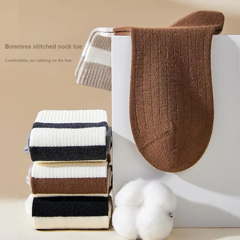 Top Melon Mid Calf Socks Women's Combo Set-28