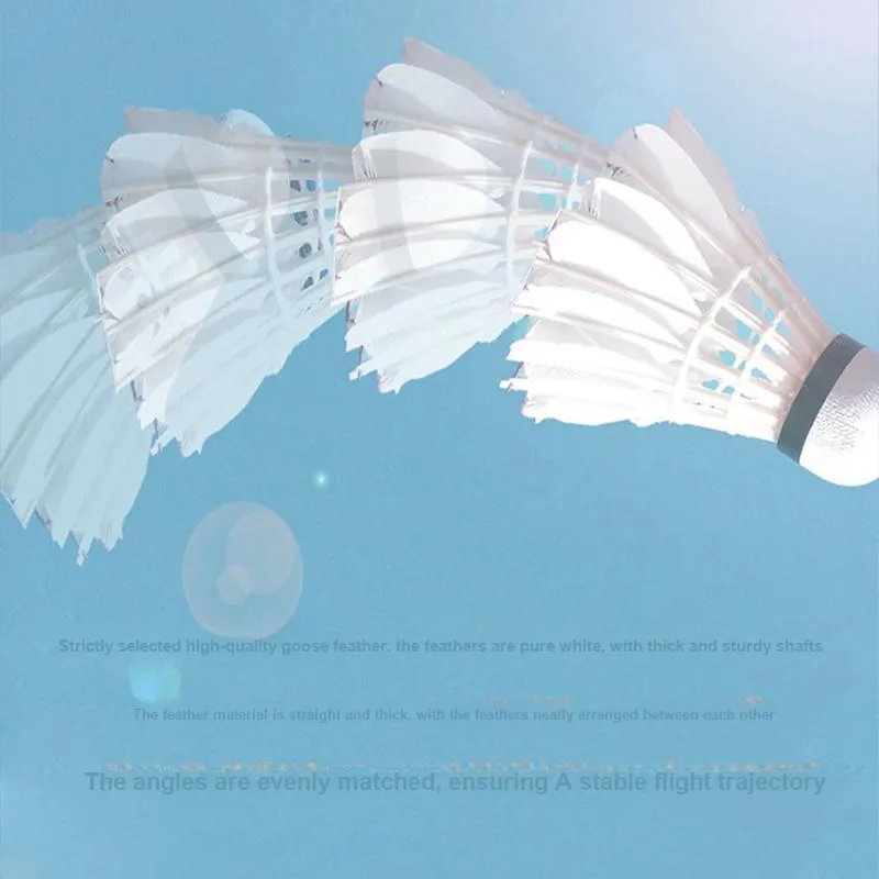 Kawasaki Goose Feather Shuttlecock 10 Pack Goose Feather Shuttlecocks-2