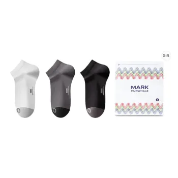FAIRWHALE Ankle Socks Unisex Box Of 3 Pairs