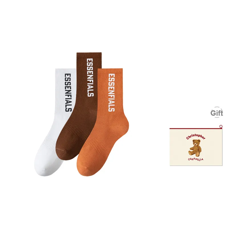 Caramella Mid Calf Socks Unisex Shopping Bag Combo-12