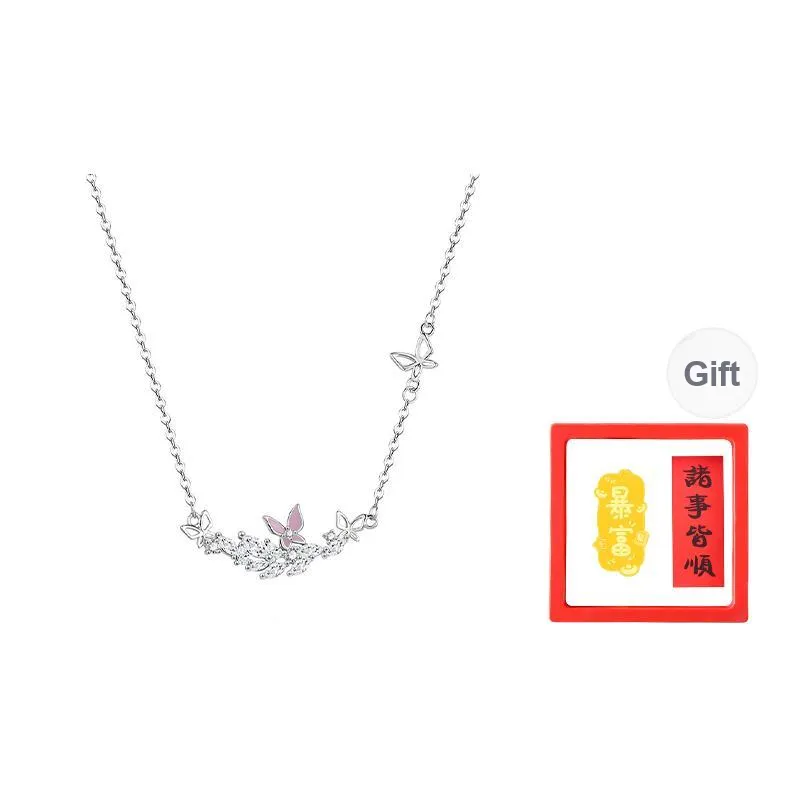 Chongqing Gold Store S999 Fine Silver Necklaces Women's-0