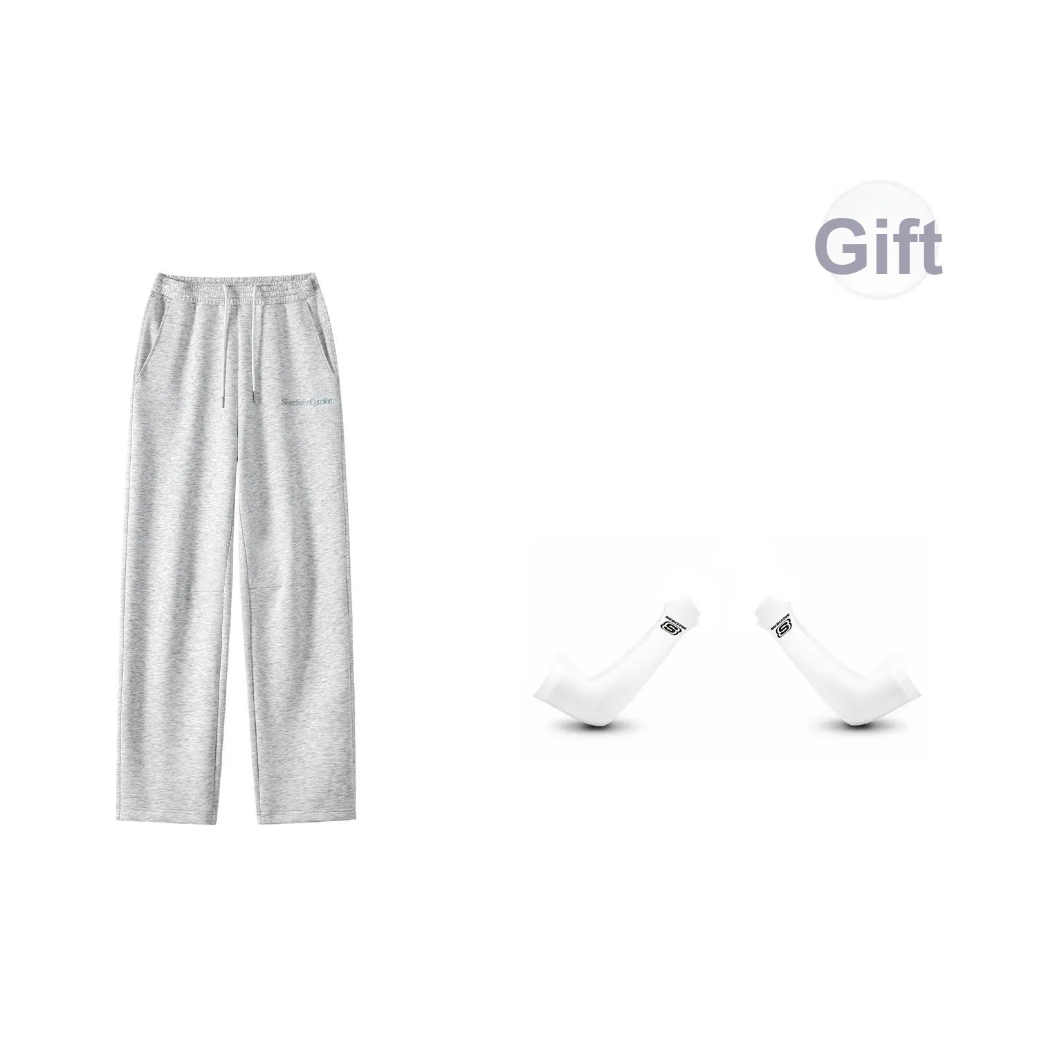 Skechers Yazhuan Series Повседневные брюки Unisex Light Фотиния Серый