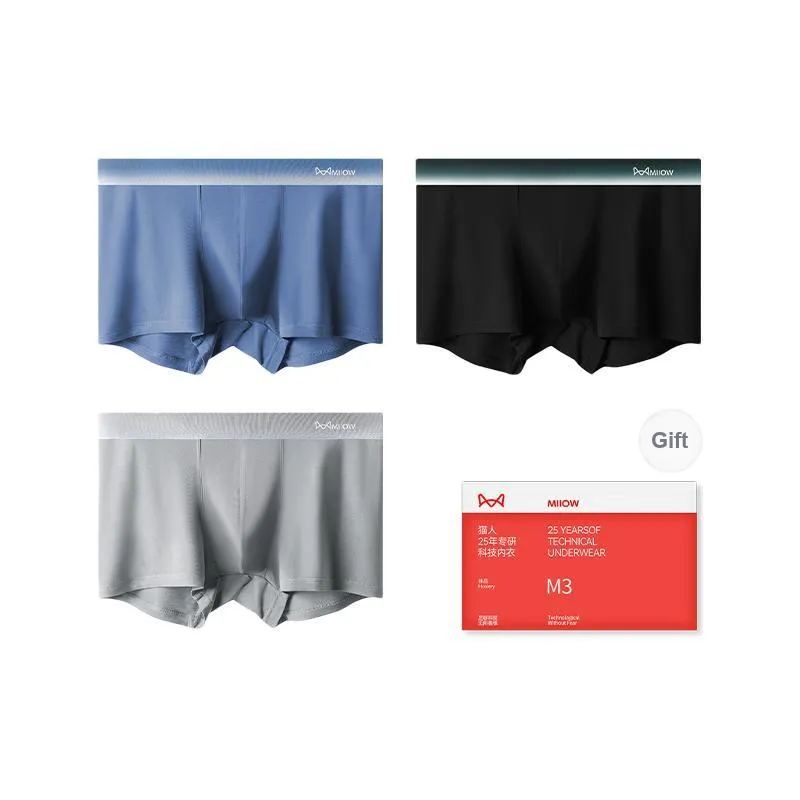 MIIOW Cool One Summer Series Underpants Men's Shopping Bag 3 Pack-9