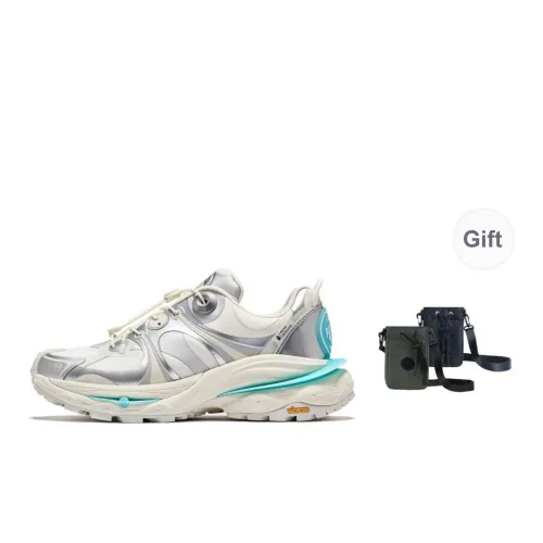 Palladium Wear-Resistant Slip-Resistant Low-Top Casual Shoes Women's White Green
