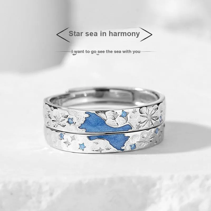 MAGICPOLE 925 Sterling Silver Rings Unisex Silver-4