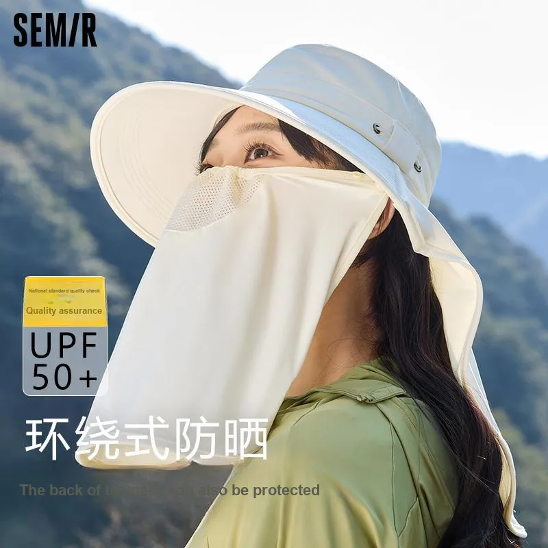 SEM/R Polyester Sun Protection Hats Unisex-1