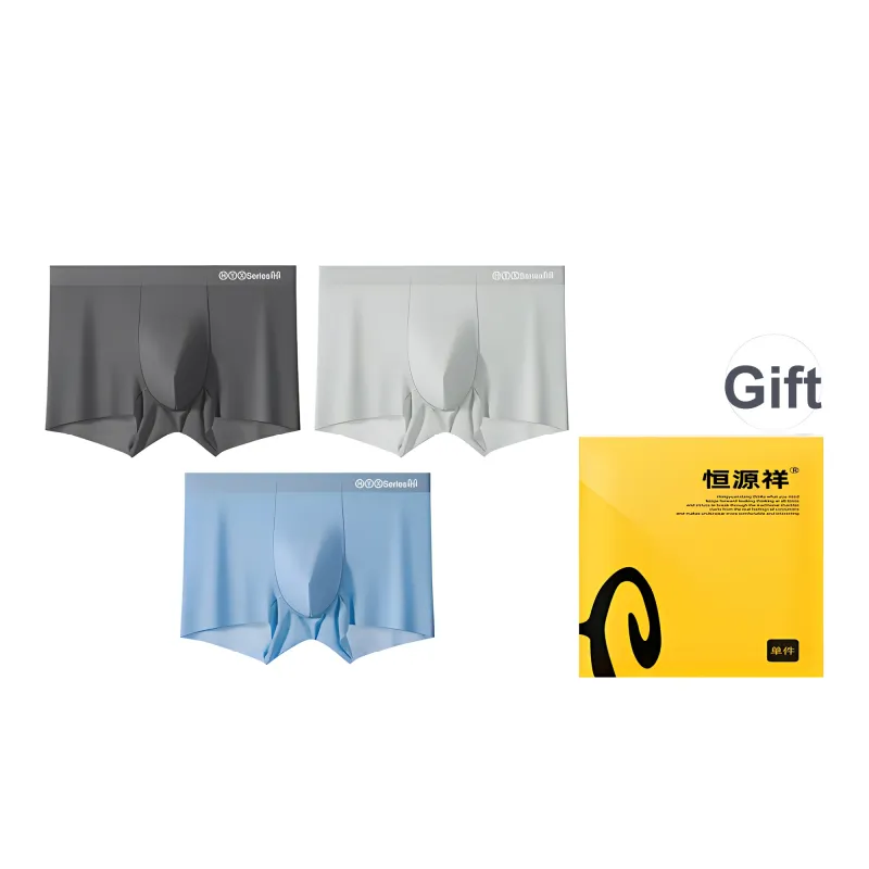 H YXIANG Underpants Men's Box 3 Pack-5