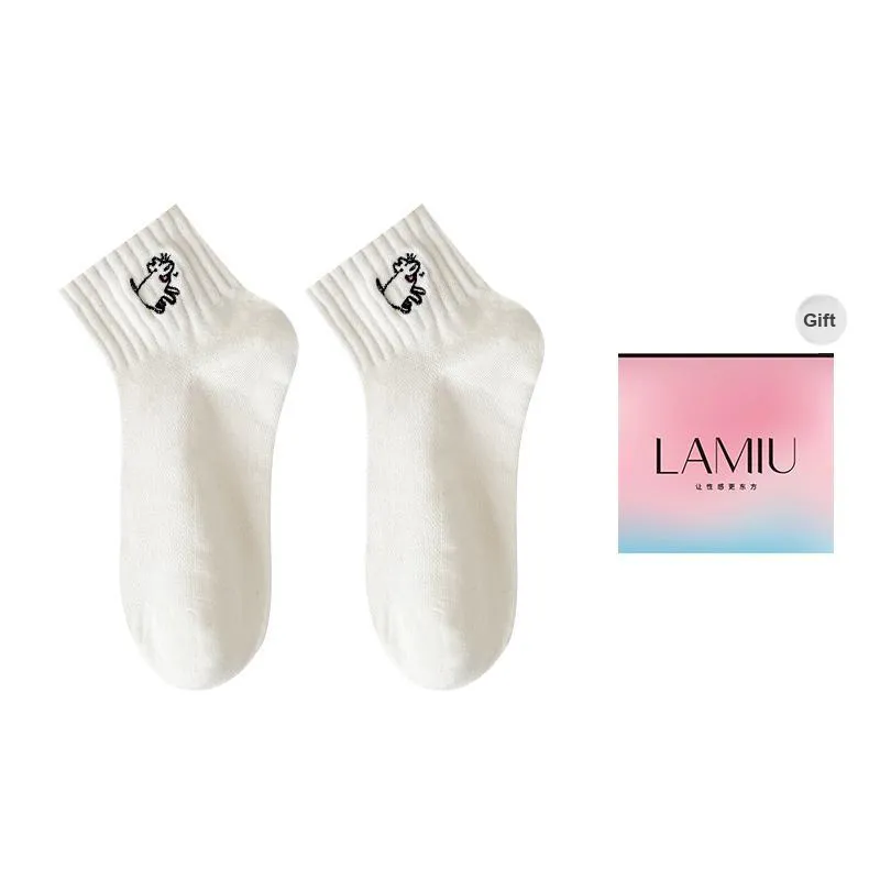 Lan Miao Ankle Socks Women's Shopping Bag Combo Set-0