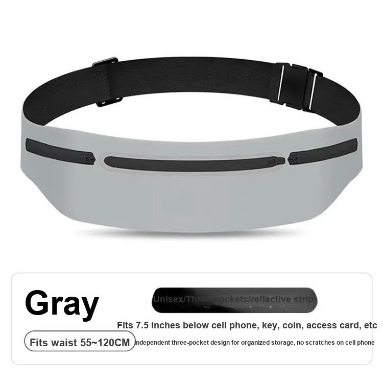 UMA Running Equipment Running Fanny Pack Polyamide 60 120cm Unisex Light Gray-1