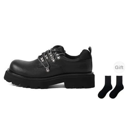 KREATE Men's Casual Shoes Men Low-Top Black