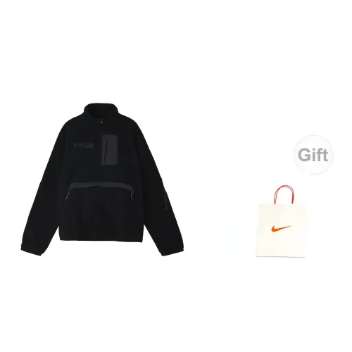 Travis Scott X Nike Sweatshirts Unisex Black Gift Bag