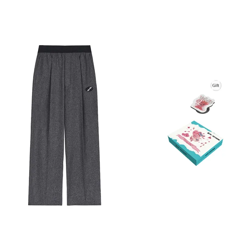 WE11DONE Вязаные тренировочные штаны унисекс серые