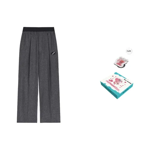 WE11DONE Вязаные тренировочные штаны унисекс серые