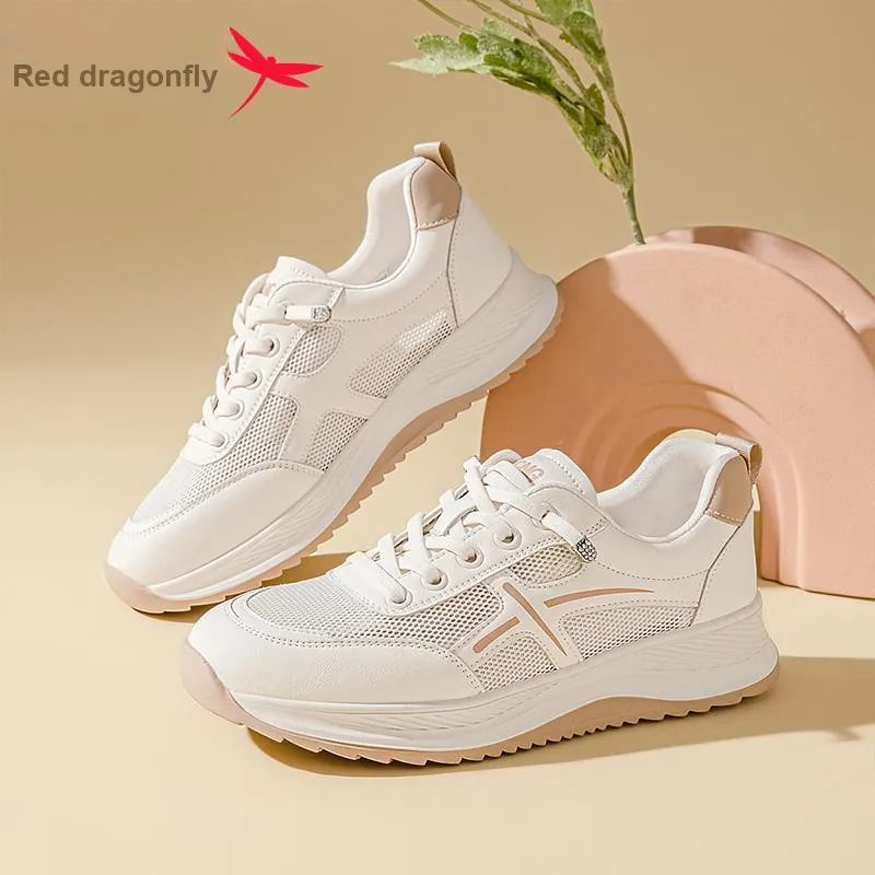 RED DRAGONFLY Breathable And Lightweight Low Top Casual Shoes Women's-2