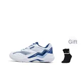 White Blue+Free Crew Socks